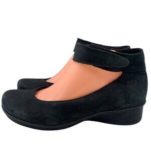 LOINTS of Holland Ankle Strap Wedge Shoes Women’s Sz 10 US / 41 EUR Black Sydney